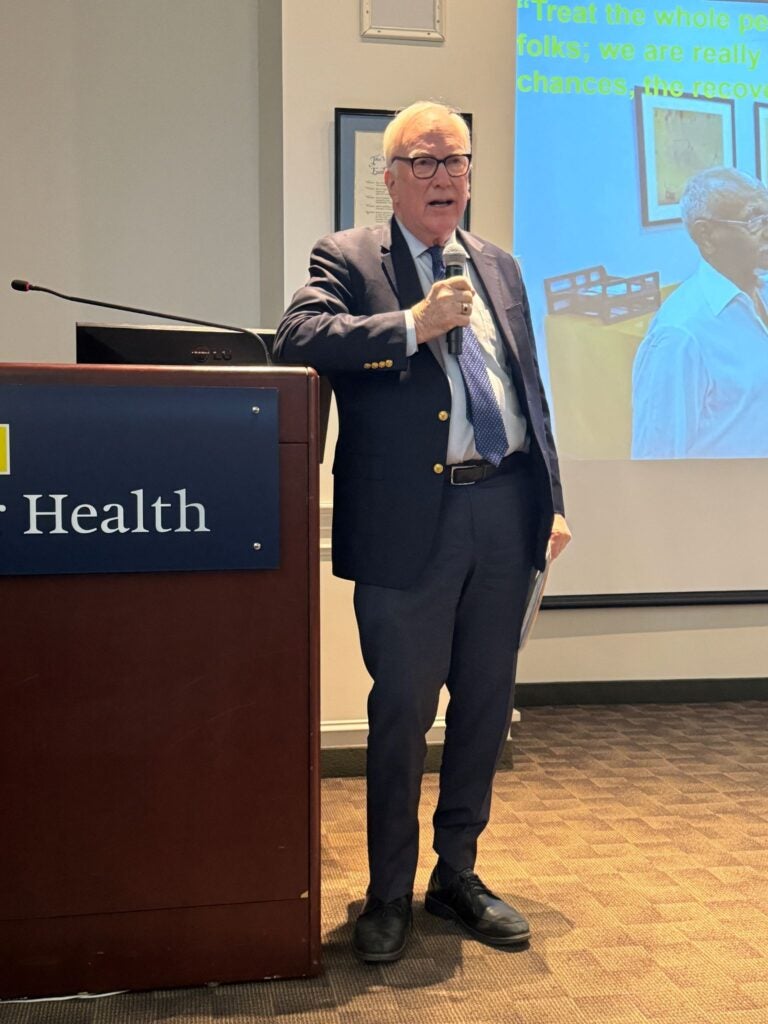 Ed Healton at the poduim